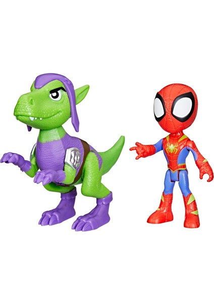 Marvel Spidey And His Amazing Friends Dino Webs Spidey & Goblin Raptor G0120 fiyatları