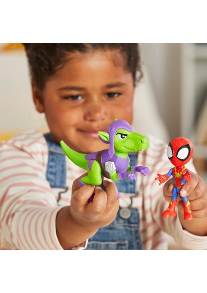 Marvel Spidey And His Amazing Friends Dino Webs Spidey & Goblin Raptor G0120