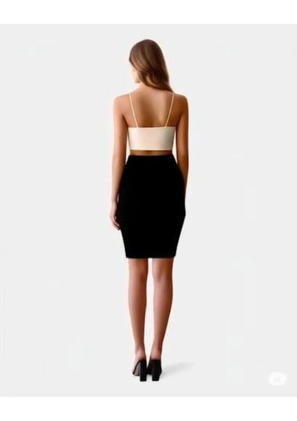 Scuba Krep Midi Boy (Diz Boy) Kalem Etek modelleri