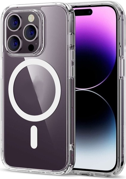 Iphone 14 Pro Uyumlu Gerçek Magsafe Özellikli Sert Şeffaf Kılıf fiyatları
