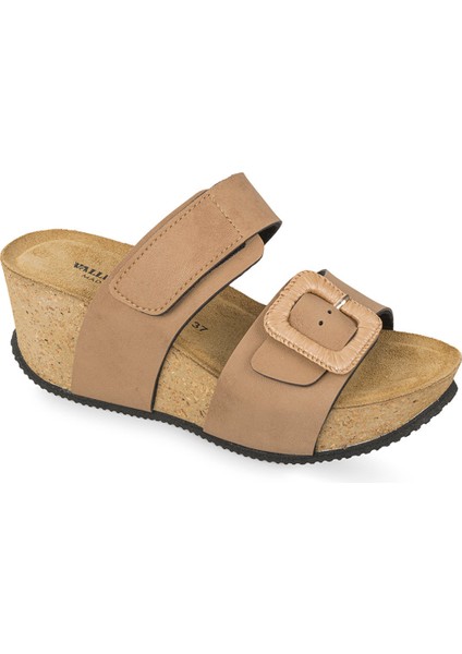 Kadın Terlik VG1424FR Valleverde Slipper Cognac