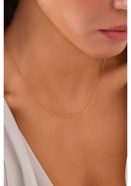 14 Ayar Altın Forse Zincir Kolye fırsatları