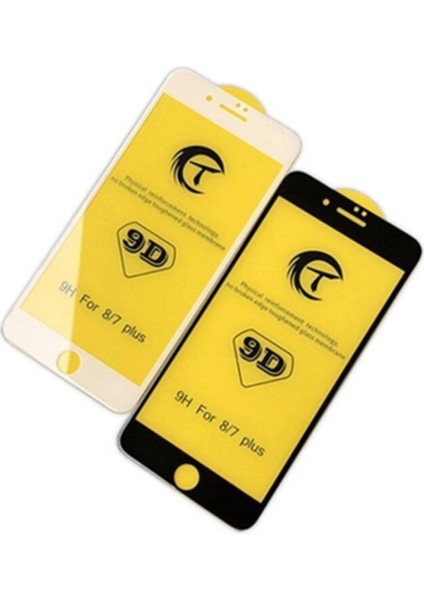 Iphone 7 Plus/8 Plus Full Premium 9d Kavisli Tam Kaplayan Kırılmaz Cam Ekran Koruyucu Film