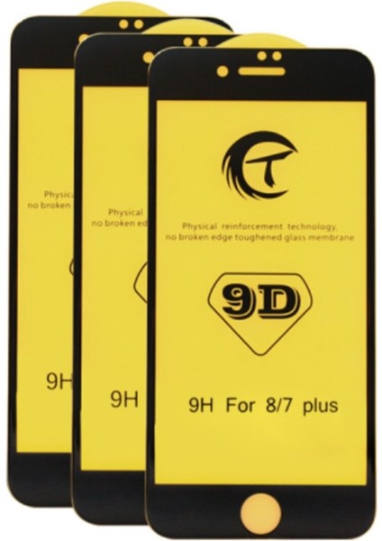 Iphone 7 Plus/8 Plus Full Premium 9d Kavisli Tam Kaplayan Kırılmaz Cam Ekran Koruyucu Film fiyatları