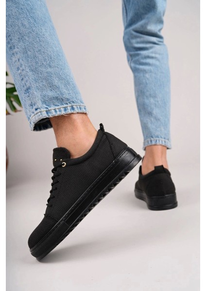 Keten Erkek Günlük Spor Ayakkabı - Siyah modelleri