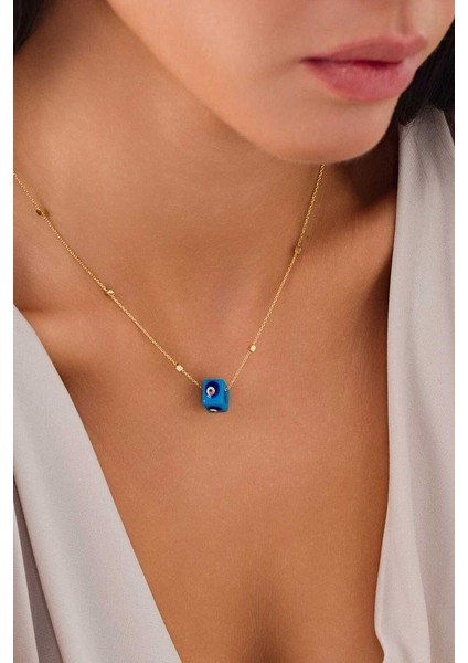 14 Ayar Altın Kareküp Forse Kolye fırsatları