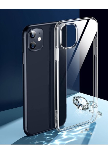 iPhone 11 Uyumlu Fit Saran Ultra Slim Şeffaf Kılıf