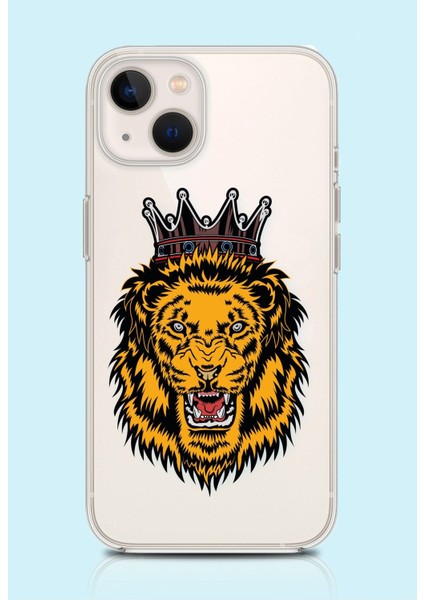 Iphone 13 Uyumlu '' Aslan Kral '' Tasarım Kılıf