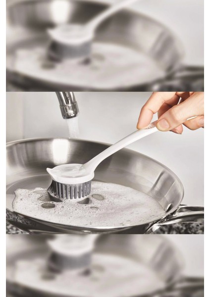 Çok Amaçlı Silikon Bulaşık Yıkama & Lavabo Temizleme & Mutfak Tezgahı Temizleme Fırçası fiyatları