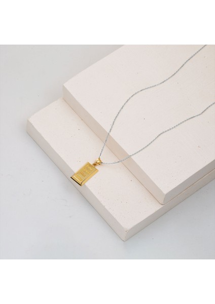 Külçe Altın Kolye Ucu 14 Ayar modelleri