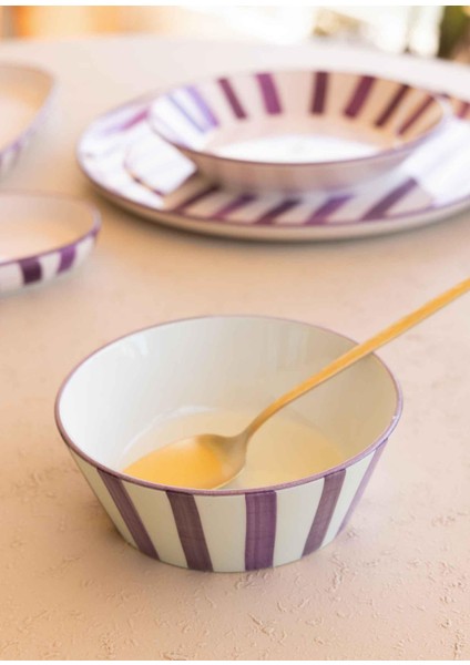 Joy Çorba Kasesi 6lı Set Mor 14 cm modelleri