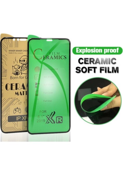 Iphone Xr Esnek Nano Seramik 9d Kırılmaz Cam Full Premium Ekran Koruycu Film fiyatları