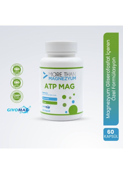 Magnezyum Atp Mag 60 Kapsül