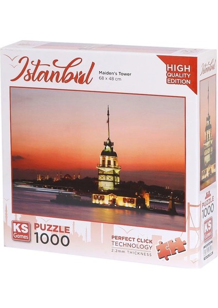 20729 Kız Kulesi Gün Batımı 1000 Parça Puzzle -Ks Puzzle