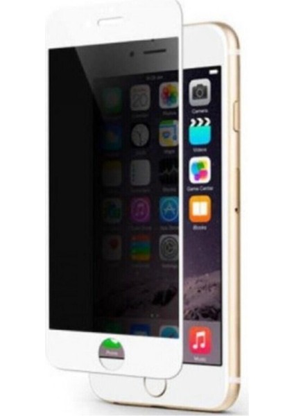 Iphone 7 8 Uyumlu 6d Kavisli Temperli Hayelet Ekran Koruyucu Renk Beyaz Kırılmaz Cam fırsatları
