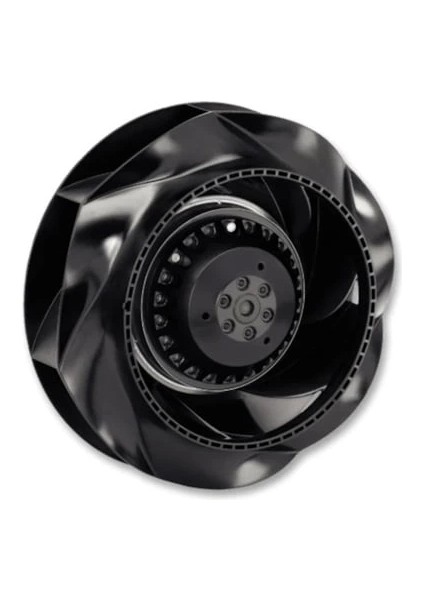 R2E250RB0601 Geriye Eğik Seyrek Kanatlı Radyal Fan 220V 2750 D/d