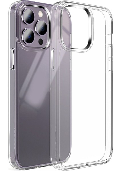 Iphone 14 Pro Max Uyumlu Kamera Korumalı Şeffaf Tıpalı Kılıf modelleri