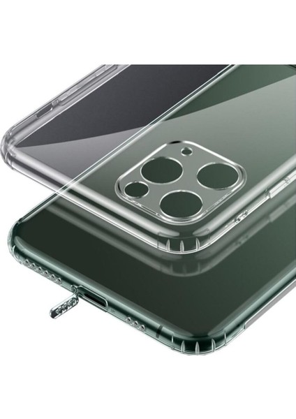 Iphone 11 Pro Tıpalı Kamera Korumalı Şeffaf Kılıf