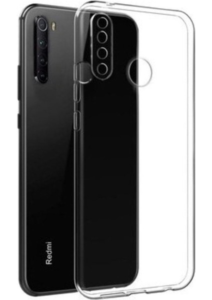 Xiaomi Note 8 Pro Tıpalı Kamera Korumalı Şeffaf Kılıf