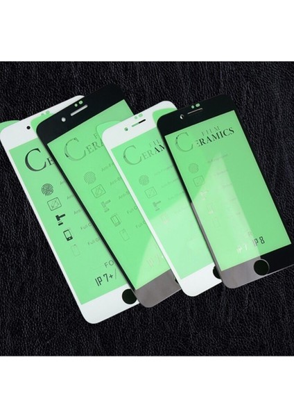 Iphone 7g-8g Siyah Tempered Full Glass 9h Nano Kırılmaz 9d Ekran Koruyucu Film