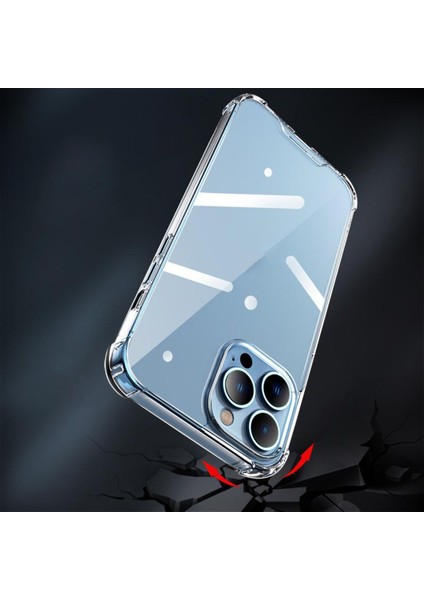 iPhone 14 Pro Max Uyumlu Köşe Korumalı Premium Şeffaf Kılıf modelleri