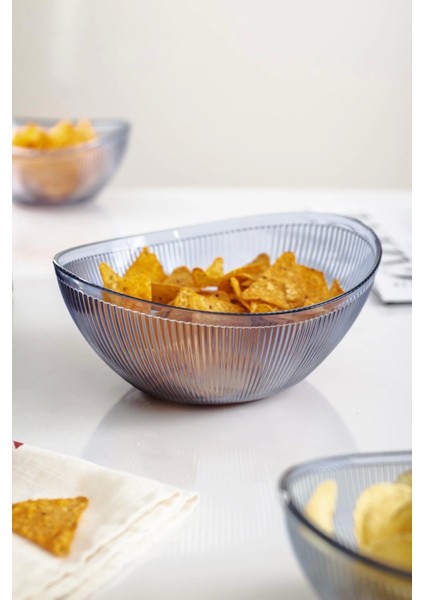 Akrilik Barok Lacivert Orta Boy Oval Meyve & Salata Kasesi & Karıştırma Kabı / 1,6 Lt (Cam Değildir) fırsatları