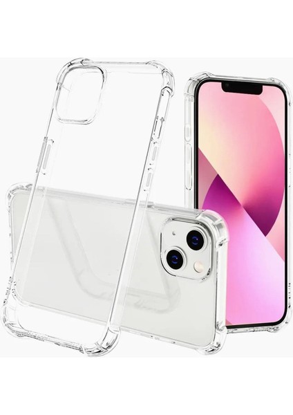 iPhone 14 Plus Uyumlu Köşe Korumalı Premium Şeffaf Kılıf fiyatları