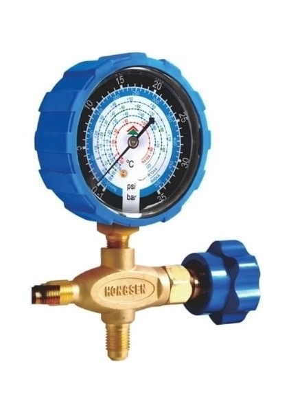 HS-466NAL R410/22/134/404 Tekli Manifold Alçak Basınç