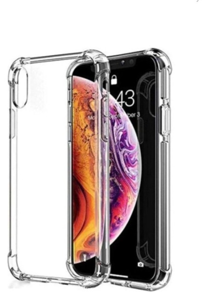 Iphone x / Xs Uyumlu Anti Shock Köşeleri Darbe Emici Airbag Şeffaf Telefon Kılıfı