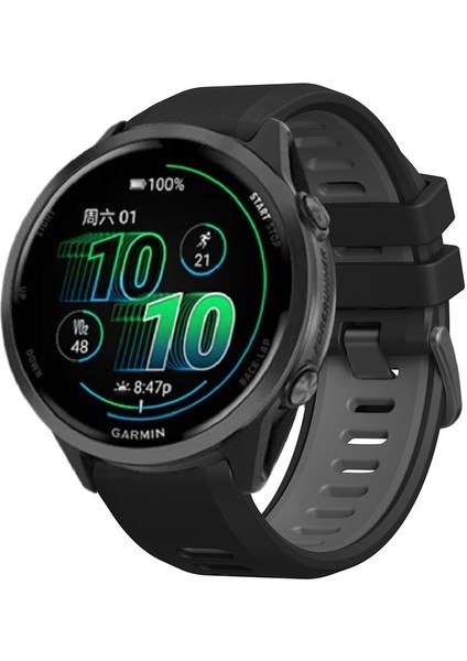 Garmin Forerunner 970 Için Ste Tokalı Silikon Kayış (Yurt Dışından)