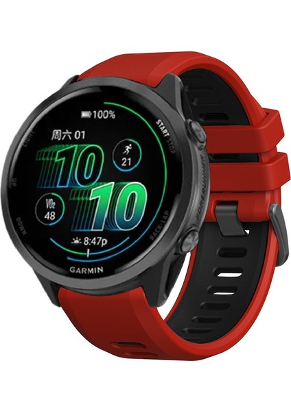 Garmin Forerunner 970 Için Ste Tokalı Silikon Kayış (Yurt Dışından)