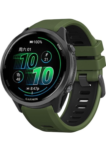 Garmin Forerunner 970 Için Ste Tokalı Silikon Kayış (Yurt Dışından)