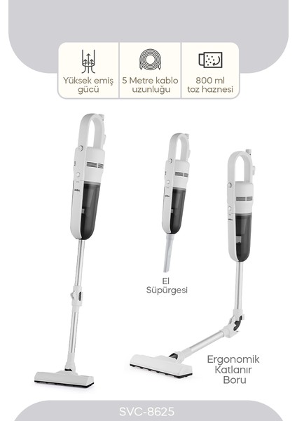 SVC-8625 Elektrikli Süpürge