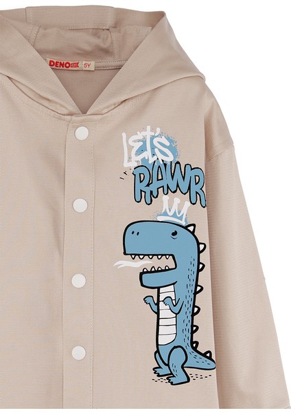 Dino Oversize Gabardin Erkek Çocuk Gömlek Ceket indirimleri