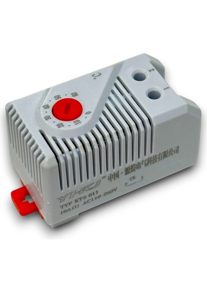 KTO-011 Pano Tipi Isıtma Termostatı Kırmızı