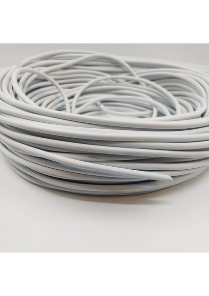 2x0,50 Ttr Kablo Beyaz Renk 1 Metre