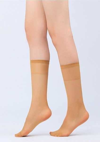 Kadın Diz Altı Ince Çorap 20 Den 5 Li Paket