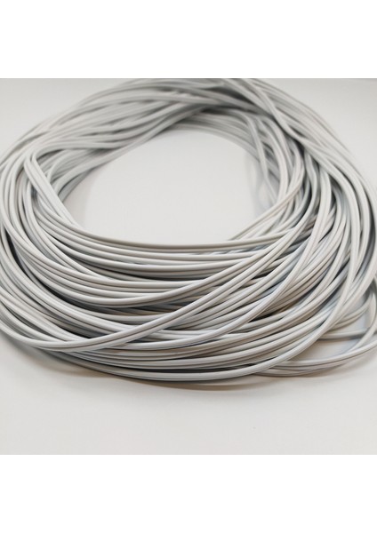 2x0,50 Kordon Kablo Beyaz Renk 1 Metre