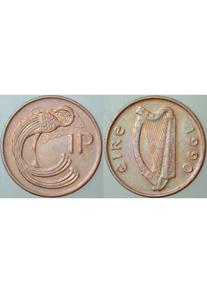 İrlanda 1 Penny 1990