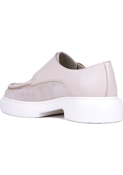 - Bej Hakiki Süet, Deri Tokalı Erkek Klasik Ayakkabı 115-K575 fırsatları