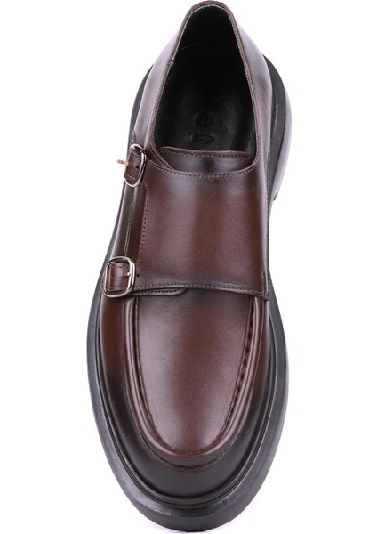 - Kahverengi Hakiki Deri Tokalı Erkek Klasik Ayakkabı 115-K575 indirimleri