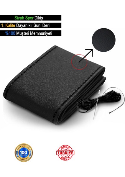 Mercedes Cls Özel Süper Deri Direksiyon Kılıfı, Dikmeli Siyah Spor Dikiş fiyatları