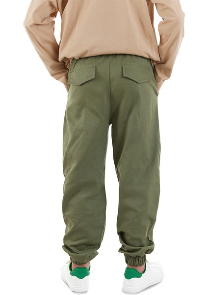 Erkek Çocuk Dikişli Haki Gabardin Pantolon fiyatları