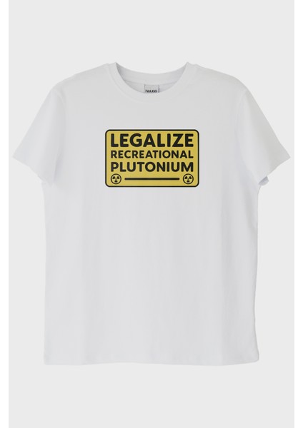 Legalize Plutonium Beyaz Tişört