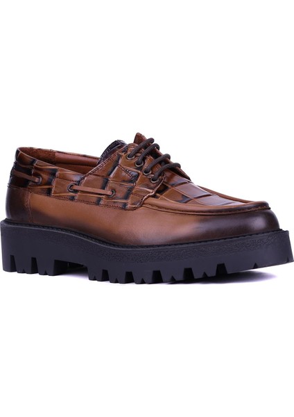 - Taba Hakiki Deri Bağcıklı Erkek Günlük Ayakkabı 115-K512 fiyatları