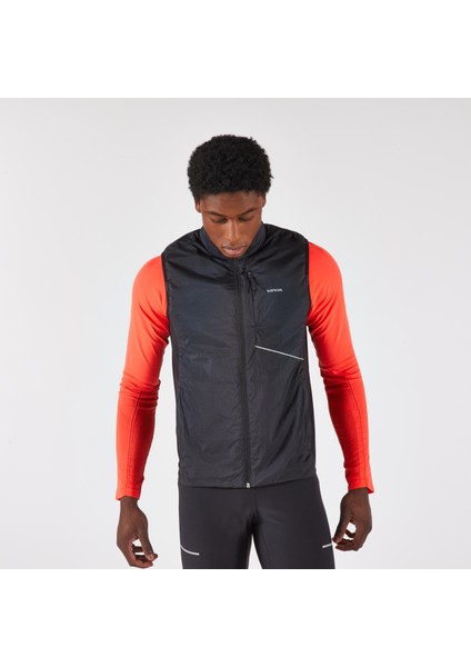 Kiprun Erkek Koşu Yeleği - Siyah - Kiprun Sl 500 Warm