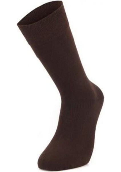 Kaliteli Pamuklu Düz Erkek Çorap 6 Adet Karışık Renk