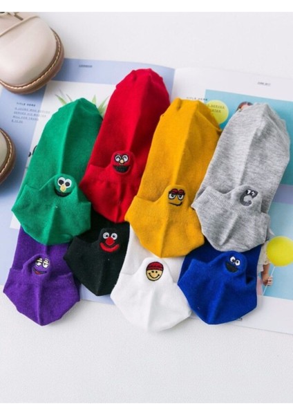Emoji Çoraplar 8'lı Gökkuşağı Paketi fiyatları