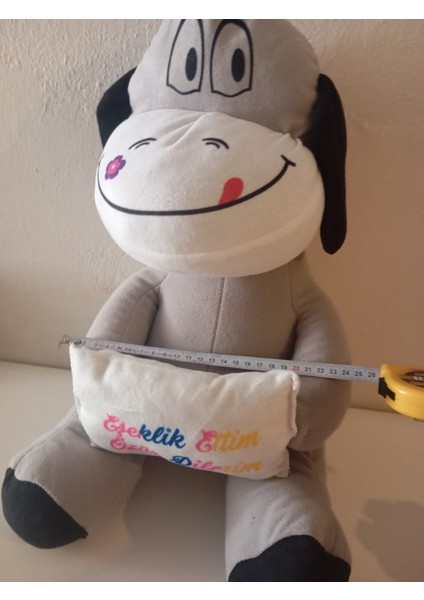 Sevimli Eşek Peluş Oyuncak - "eşeklik Ettim Özür Dilerim" Temalı Hediyelik Peluş - Barışma Hediyesi