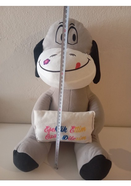 Sevimli Eşek Peluş Oyuncak - "eşeklik Ettim Özür Dilerim" Temalı Hediyelik Peluş - Barışma Hediyesi modelleri